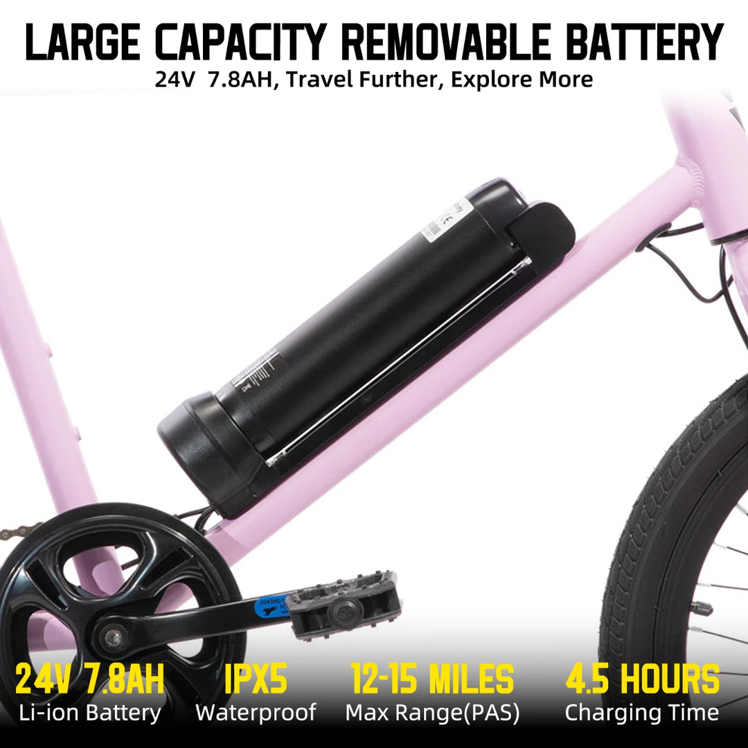 STARMOTO Richmond 20 Inch Kids Electric Bike JOYSTAR