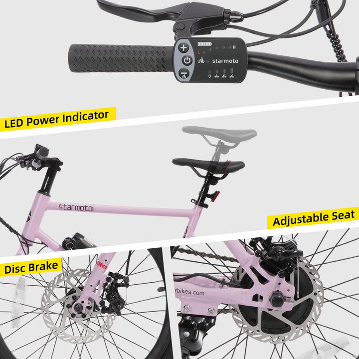 STARMOTO Richmond 20 Inch Kids Electric Bike JOYSTAR