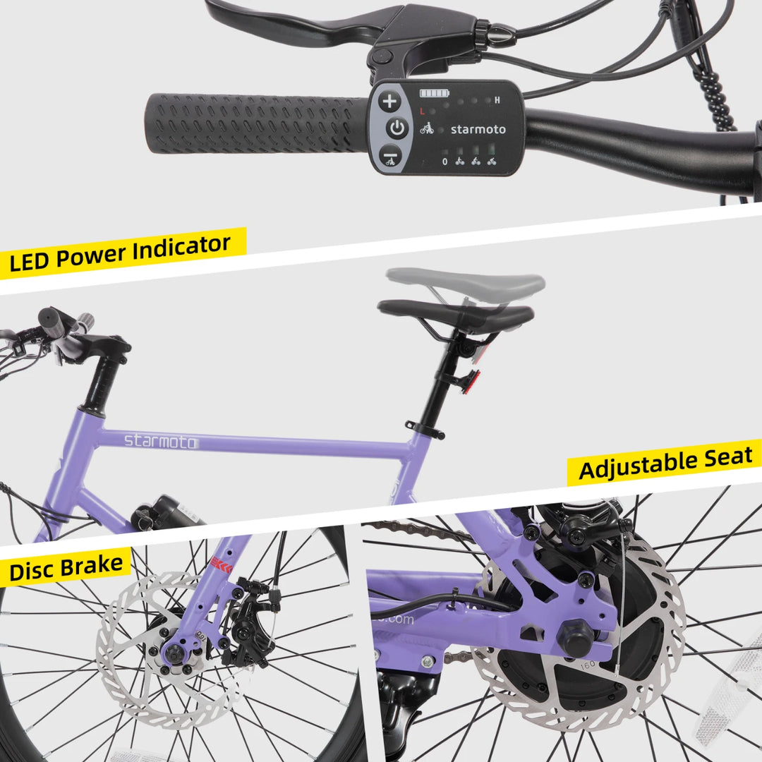 STARMOTO Richmond 20 Inch Kids Electric Bike JOYSTAR