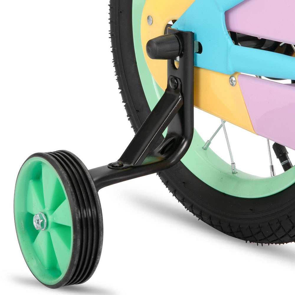 JOYSTAR Macarons Rainbow Girls Bike for 3-7 Years UK - JOYSTARBIKE