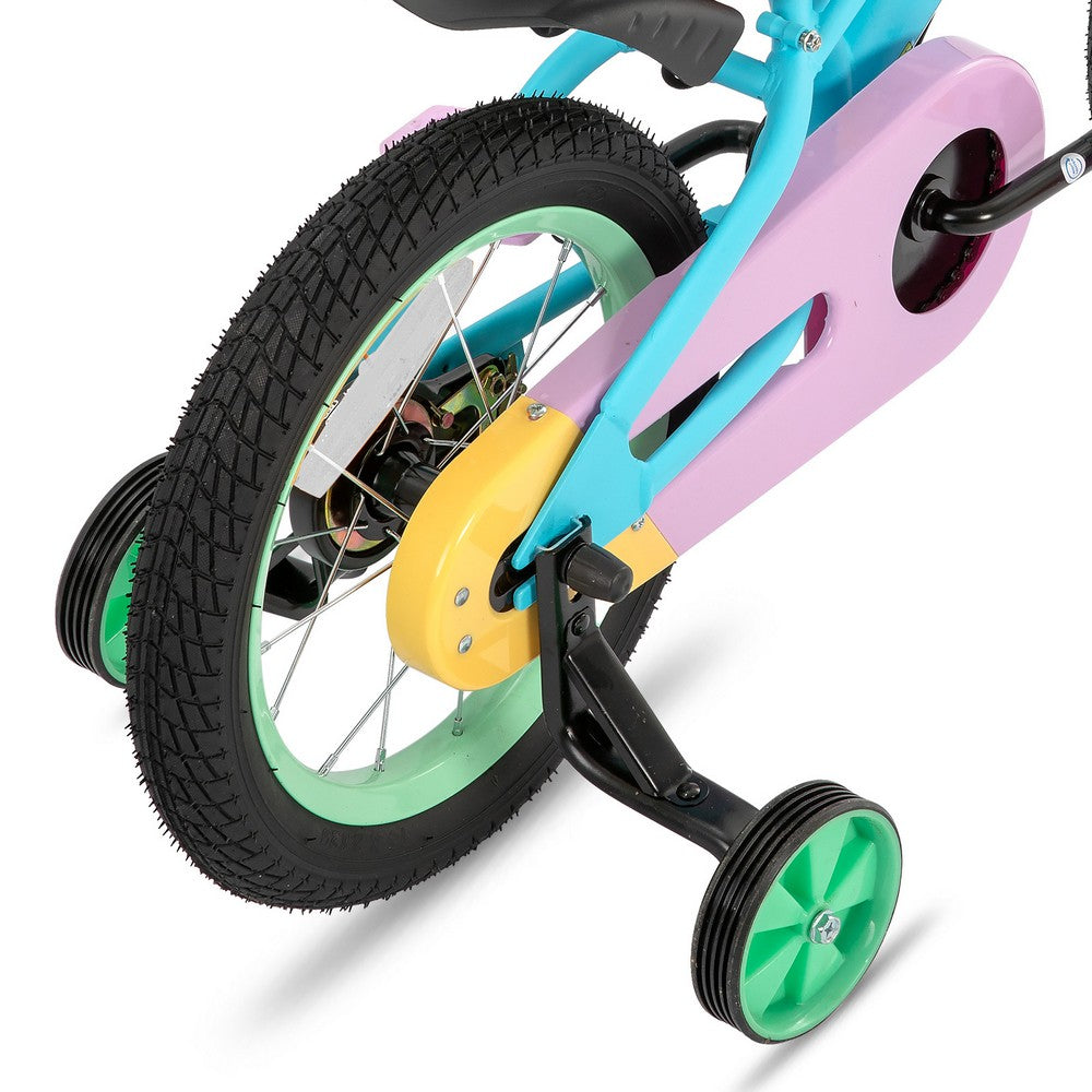 JOYSTAR Macarons Rainbow Girls Bike for 3 7 Years UK JOYSTARBIKE