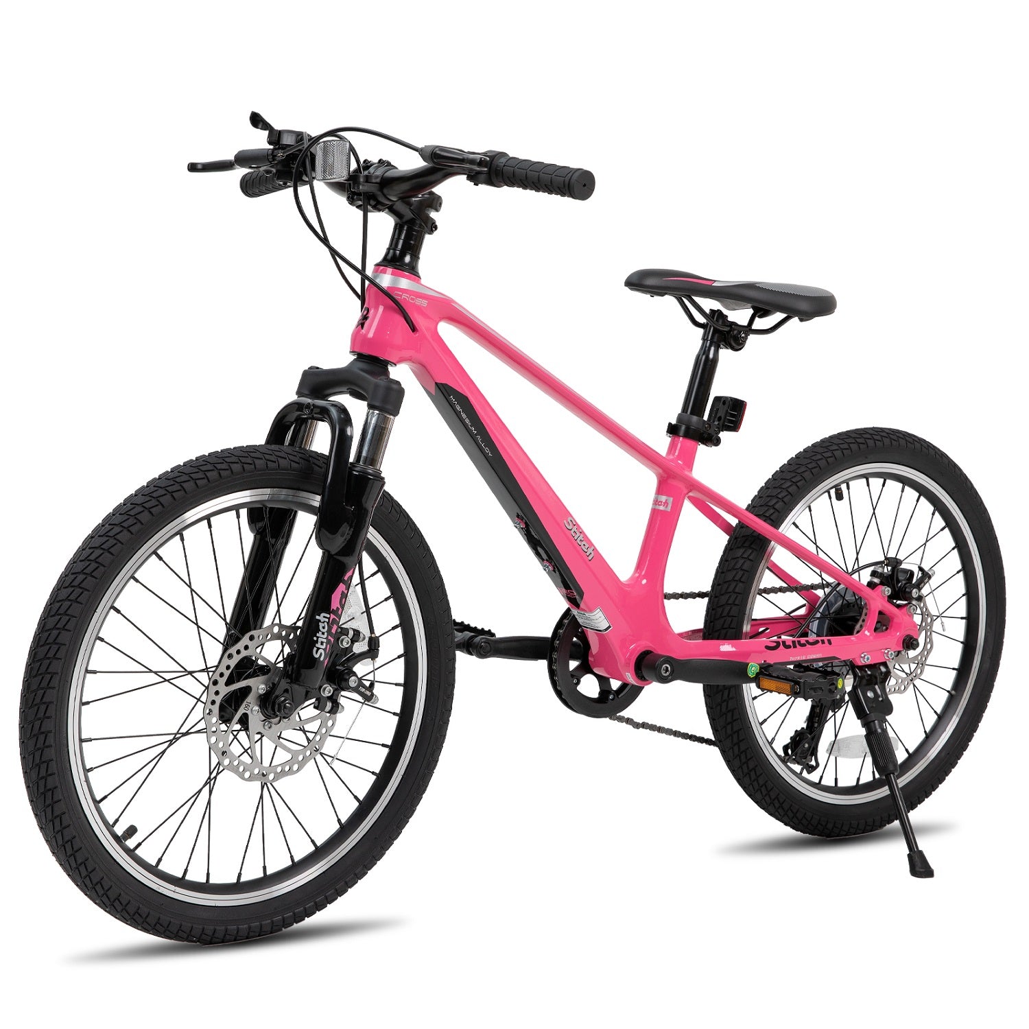 JOYSTAR 20 Inch Magnesium Alloy Kids Mountain Bicycle with Shimano 7-Speed & Dual Disc Brake