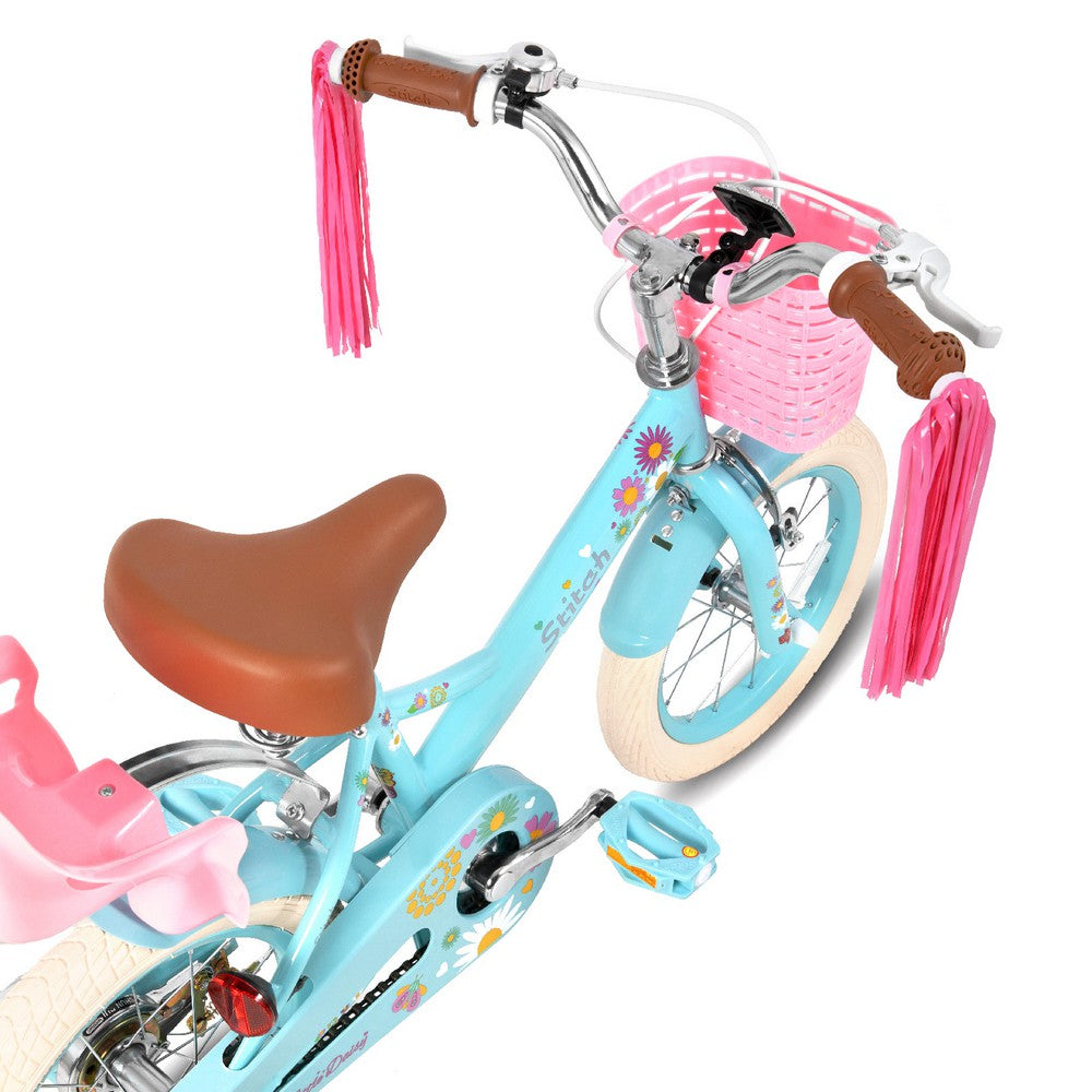 Little Daisy 2-7 Years Girls Bike｜Doll Bike Seat + Dual Handbrake