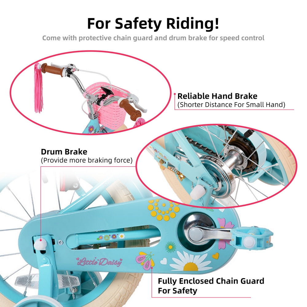 STITCH Little Daisy Girls Bike with Dual Handbrake JOYSTAR
