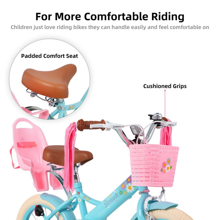 STITCH Little Daisy Girls Bike with Dual Handbrake JOYSTAR