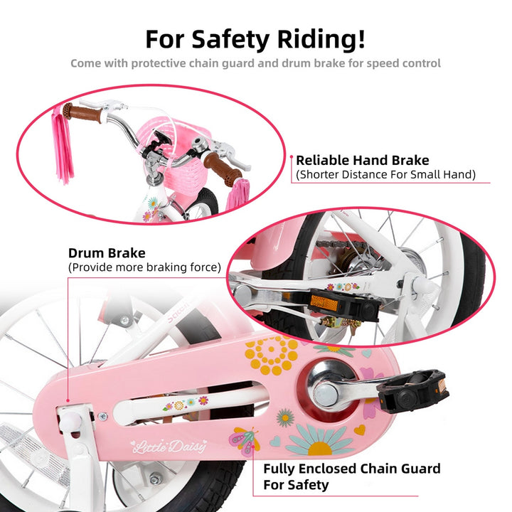 STITCH Little Daisy Girls Bike with Dual Handbrake JOYSTAR