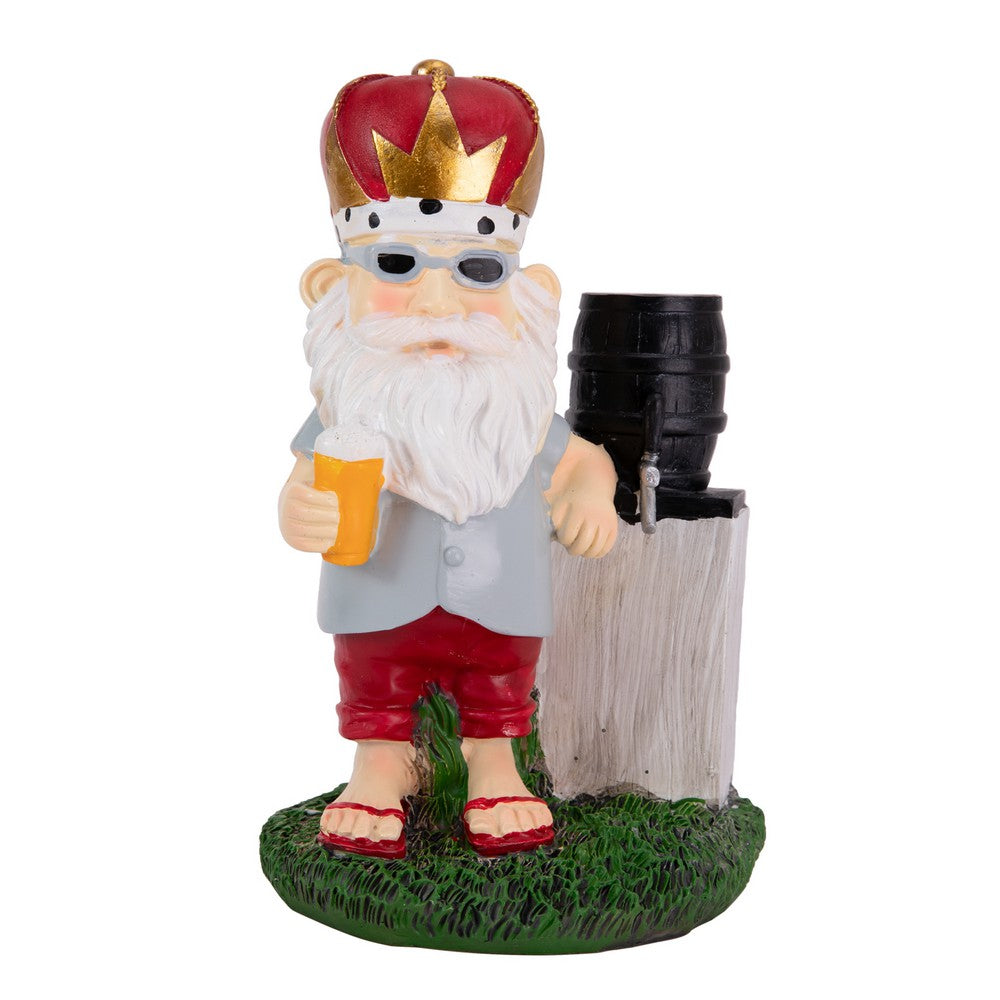 KEANO Garden Gnome Riding Motorcycle Funny Outdoor Statue Gnome Decoration Indoor Outdoor Lawn Figurines for Home Yard Garden KEANO