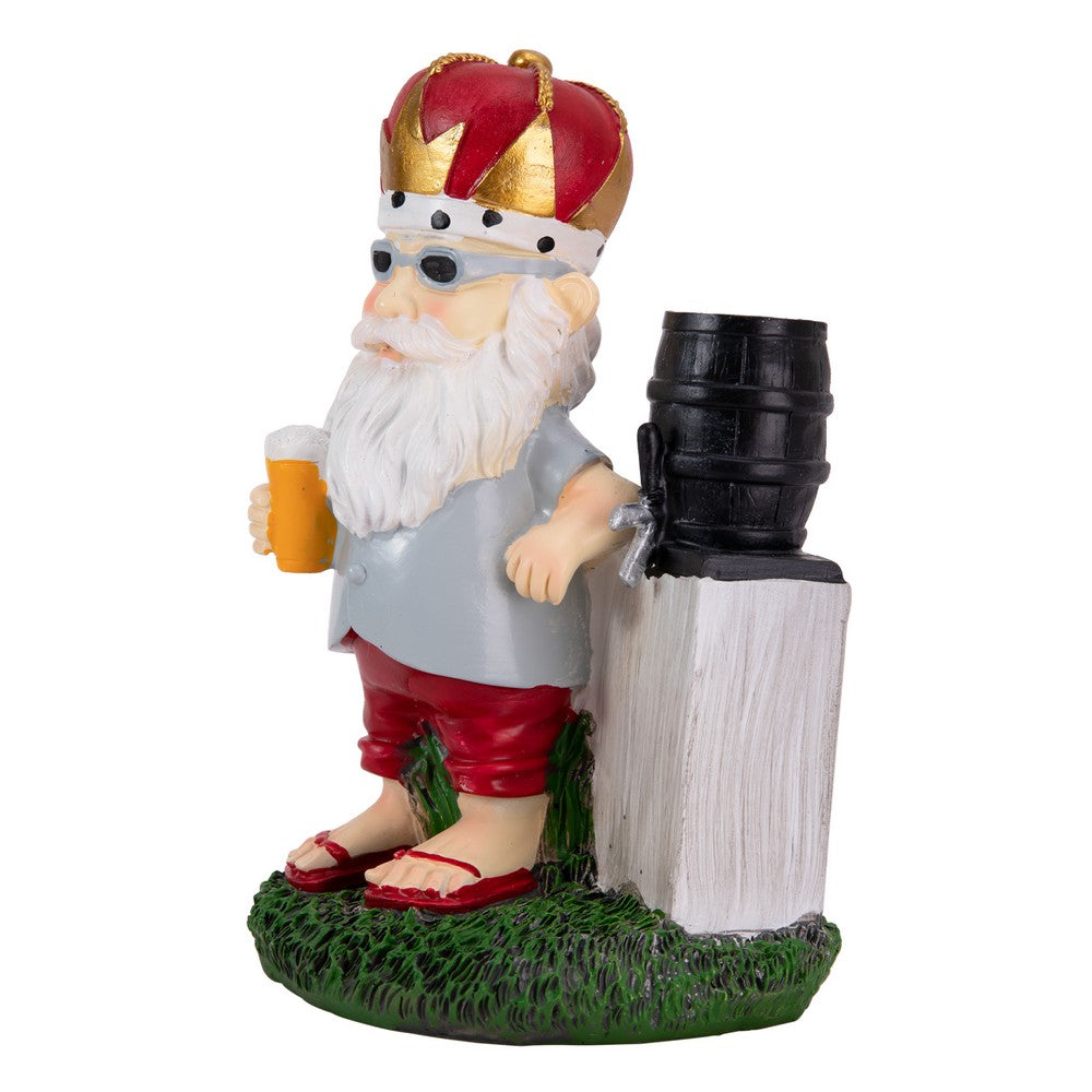 KEANO Garden Gnome Riding Motorcycle Funny Outdoor Statue Gnome Decoration Indoor Outdoor Lawn Figurines for Home Yard Garden KEANO