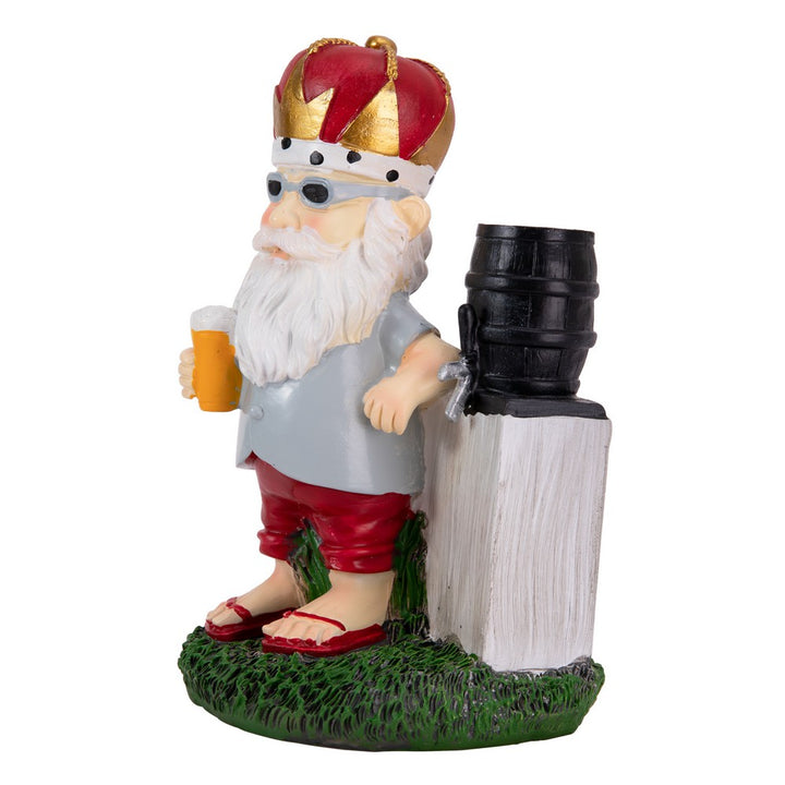 KEANO Garden Gnome Riding Motorcycle Funny Outdoor Statue Gnome Decoration Indoor Outdoor Lawn Figurines for Home Yard Garden KEANO