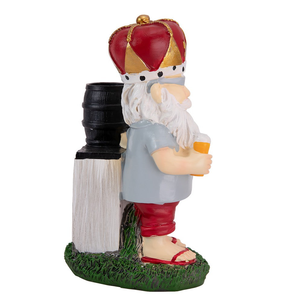 KEANO Garden Gnome Riding Motorcycle Funny Outdoor Statue Gnome Decoration Indoor Outdoor Lawn Figurines for Home Yard Garden KEANO