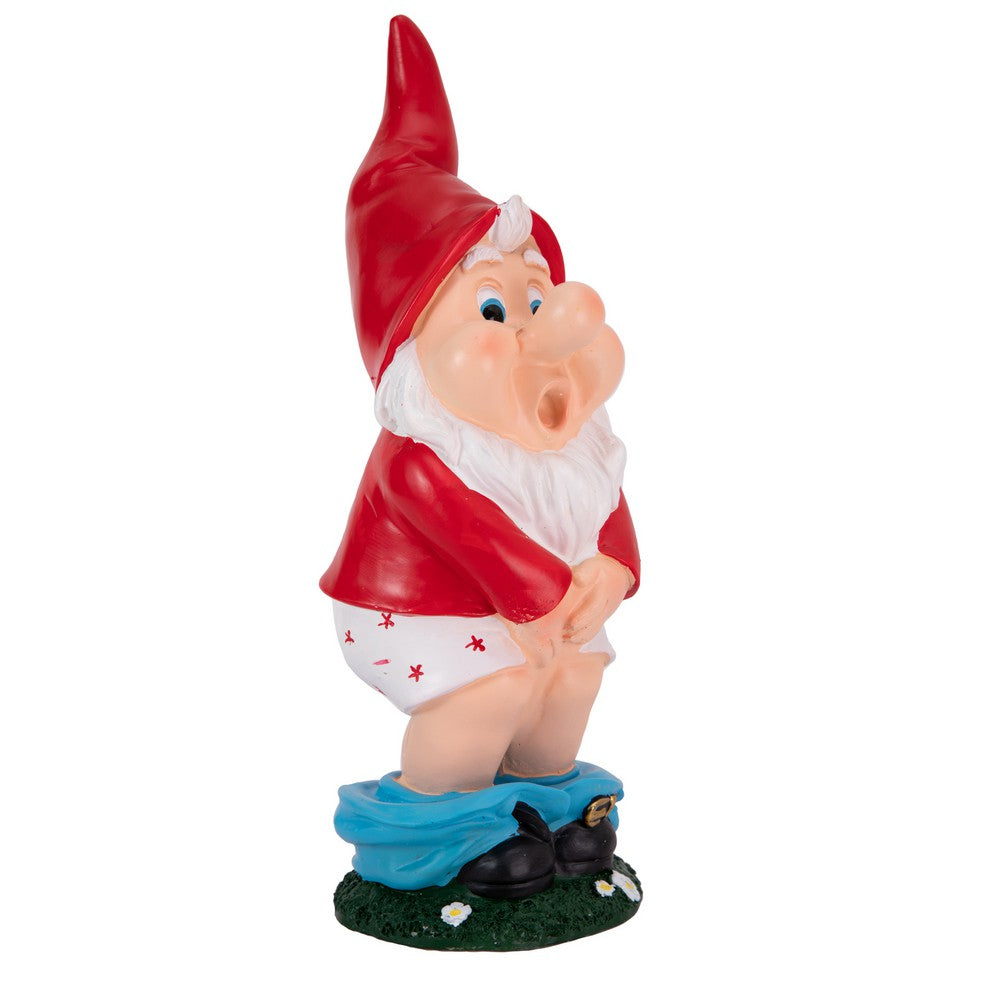 KEANO Garden Gnome Riding Motorcycle Funny Outdoor Statue Gnome Decoration Indoor Outdoor Lawn Figurines for Home Yard Garden KEANO