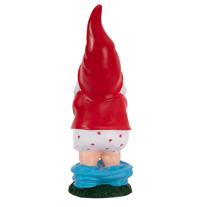 KEANO Garden Gnome Riding Motorcycle Funny Outdoor Statue Gnome Decoration Indoor Outdoor Lawn Figurines for Home Yard Garden KEANO