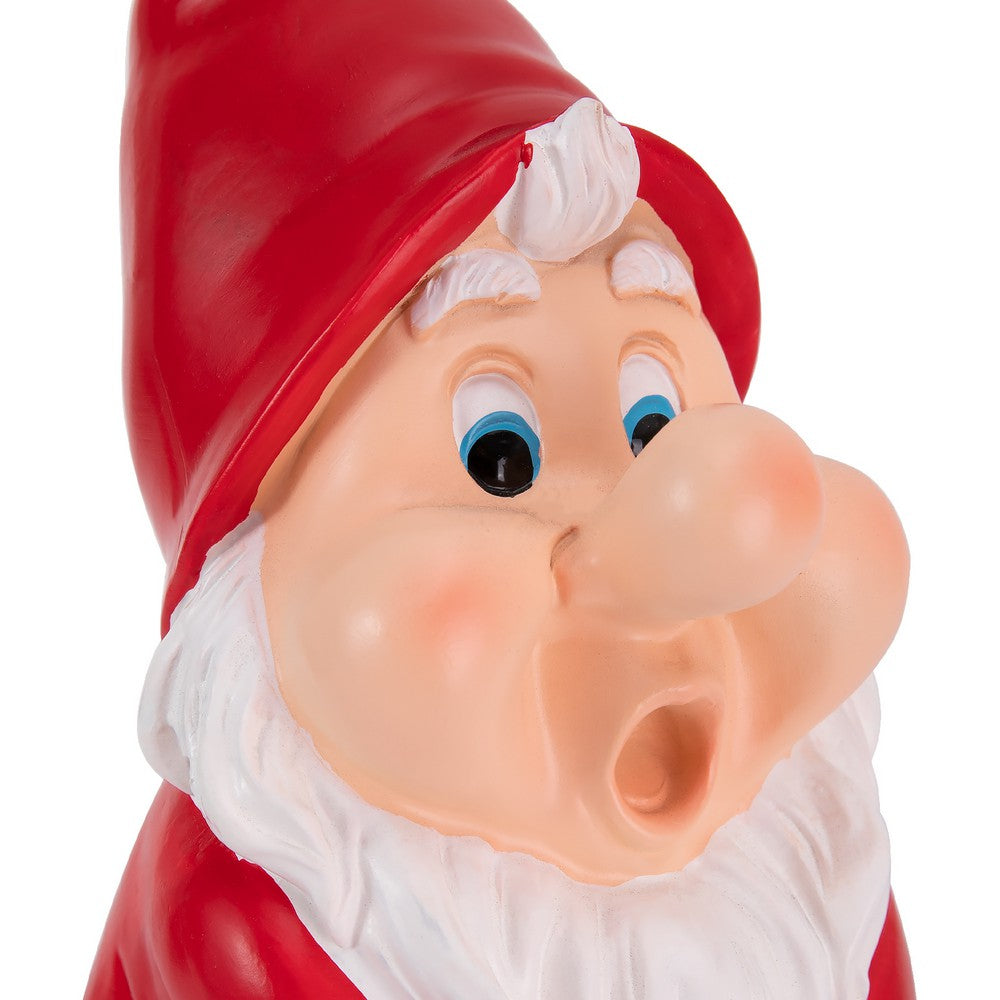 KEANO Garden Gnome Riding Motorcycle Funny Outdoor Statue Gnome Decoration Indoor Outdoor Lawn Figurines for Home Yard Garden KEANO