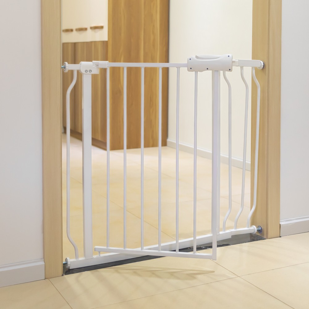 KEANO Walk-Thru Safety Gate for Baby and Pets, Child Proof Fence