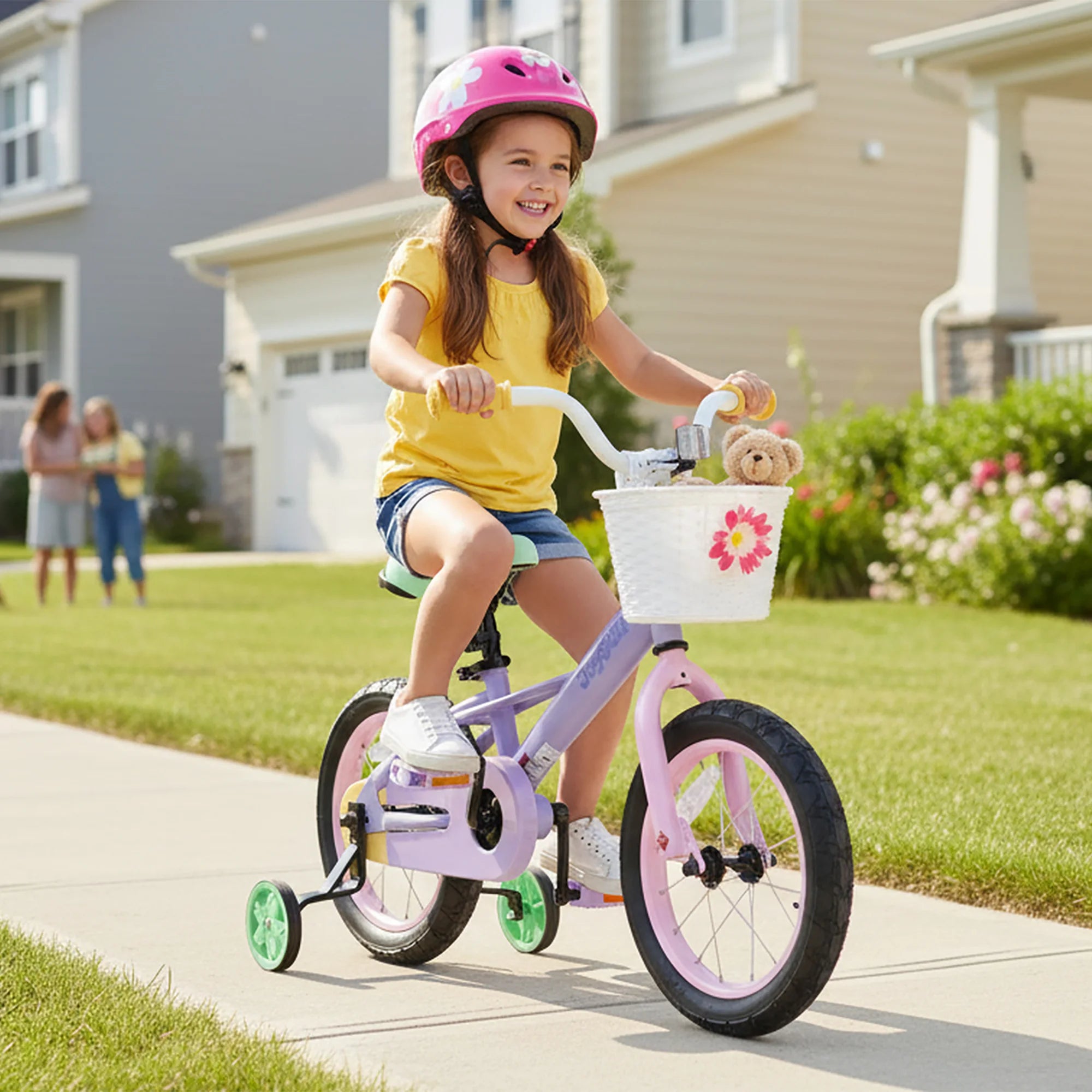 JOYSTAR Macaron Girls Bike Rainbow Bike JOYSTAR