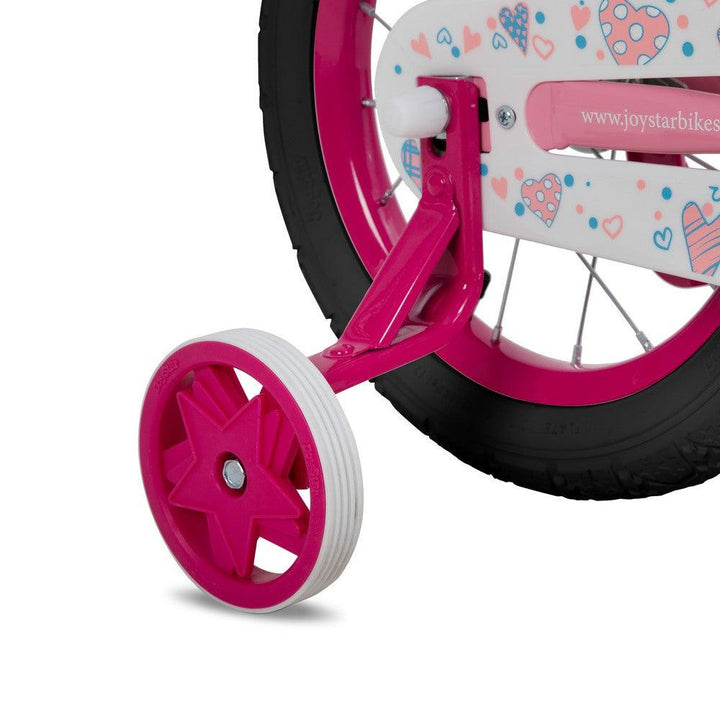 JOYSTAR Angel Girls Bike with Training Wheels & Basket - JOYSTARBIKE