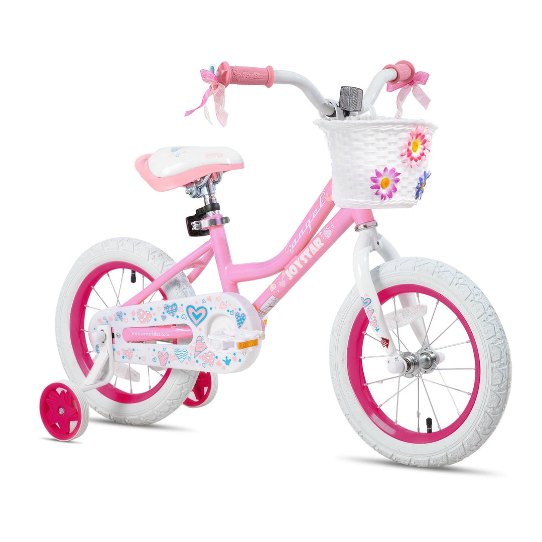 JOYSTAR Angel Girls Bike with Training Wheels & Basket WT JOYSTAR Walmart