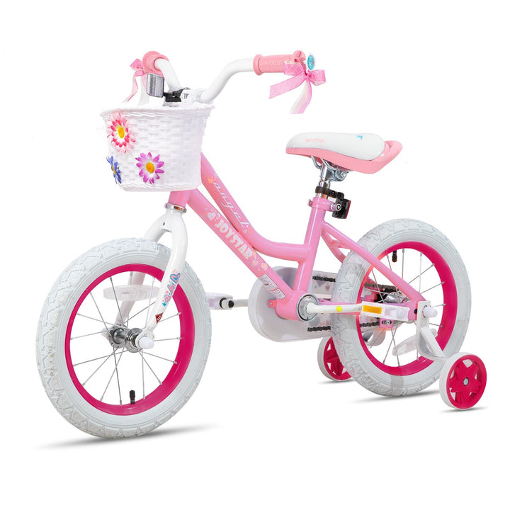 JOYSTAR Angel Girls Bike with Training Wheels & Basket WT JOYSTAR Walmart
