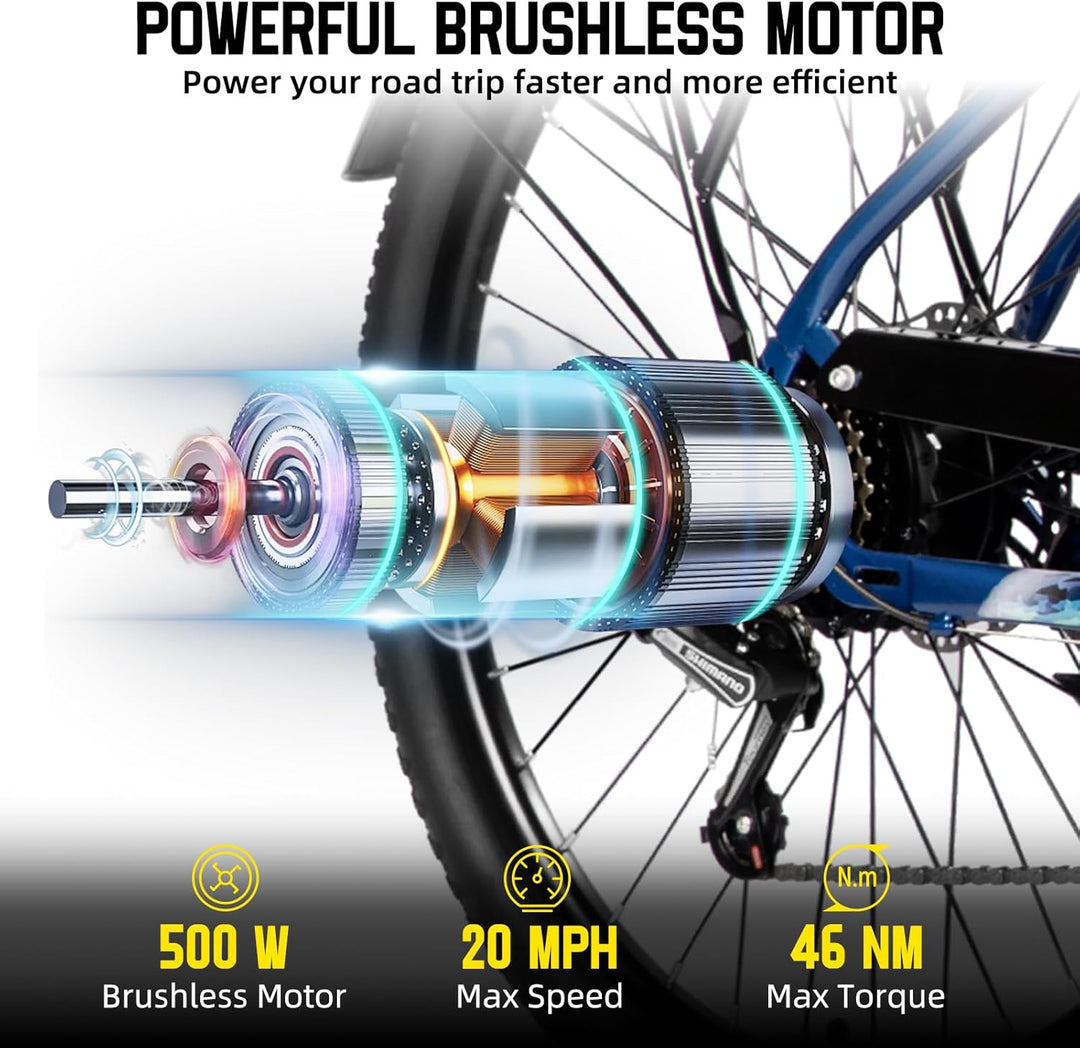 JOYSTAR 26 Inch Electric Bike for Adults & Teenagers JOYSTAR