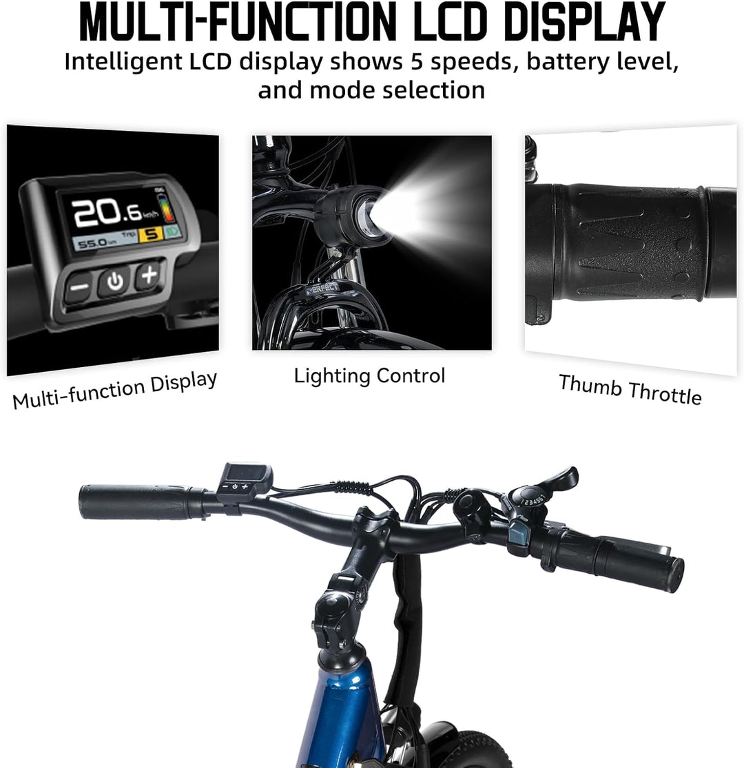 JOYSTAR 26 Inch Electric Bike for Adults & Teenagers JOYSTAR
