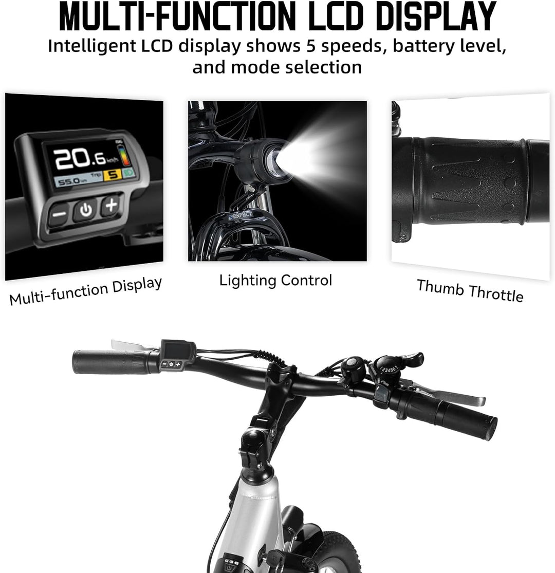 JOYSTAR 26 Inch Electric Bike for Adults & Teenagers JOYSTAR