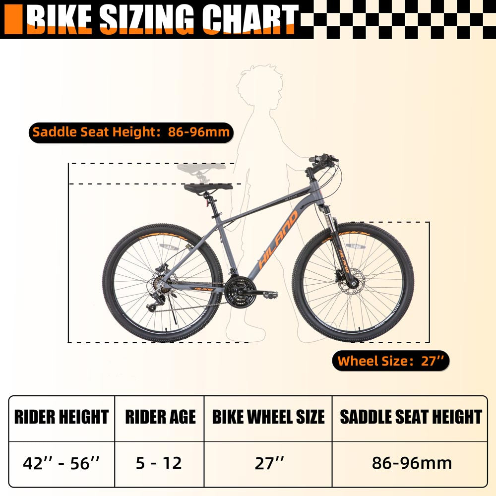 Specialized Fuji Road Bike Size Chart Guide 27 Inch Bike Frame