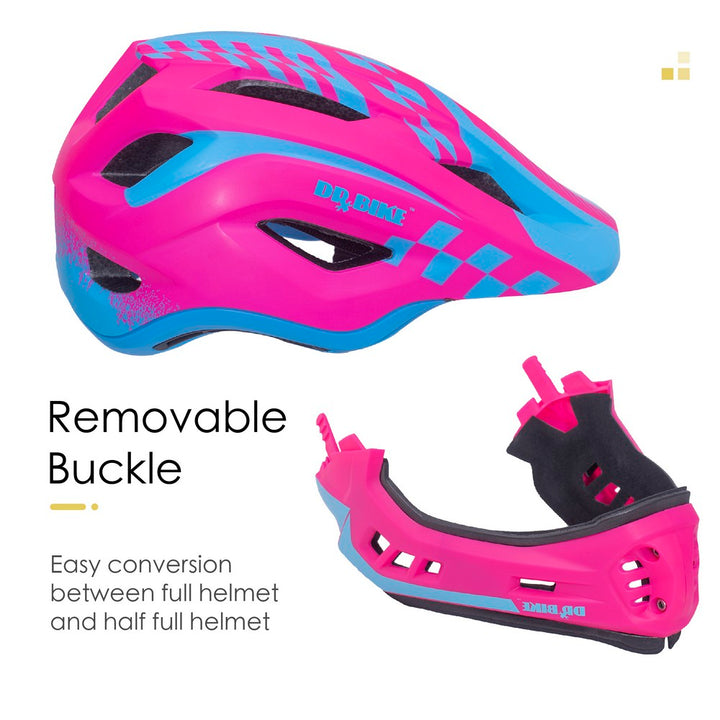 JOYSTAR Kids Full Face Helmet Adjustable, Detachable and Lightweight Multi-Sport