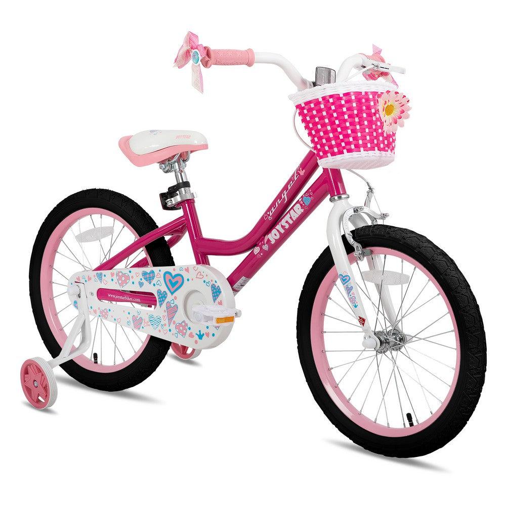 pink kinderfahrrad JOYSTAR Angel 20 & 24 inch Girls Bike for 7-12 Years Old Purple / 24 inch
