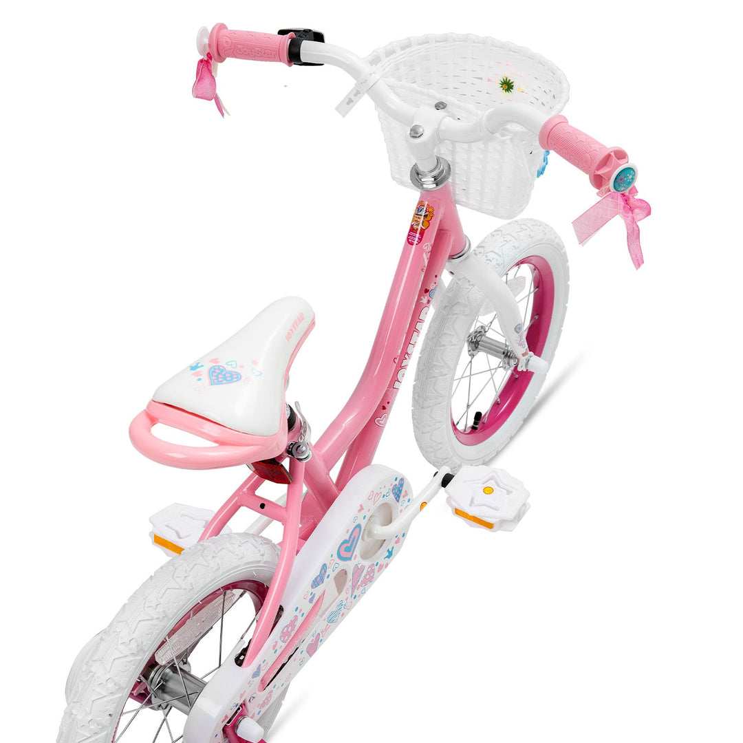 JOYSTAR Angel Girls Bike with Training Wheels & Basket CA - JOYSTARBIKE