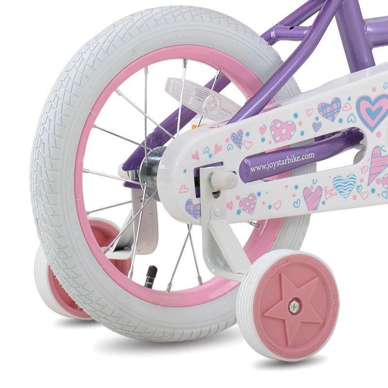 JOYSTAR Angel Girls Bike with Training Wheels & Basket CA - JOYSTARBIKE