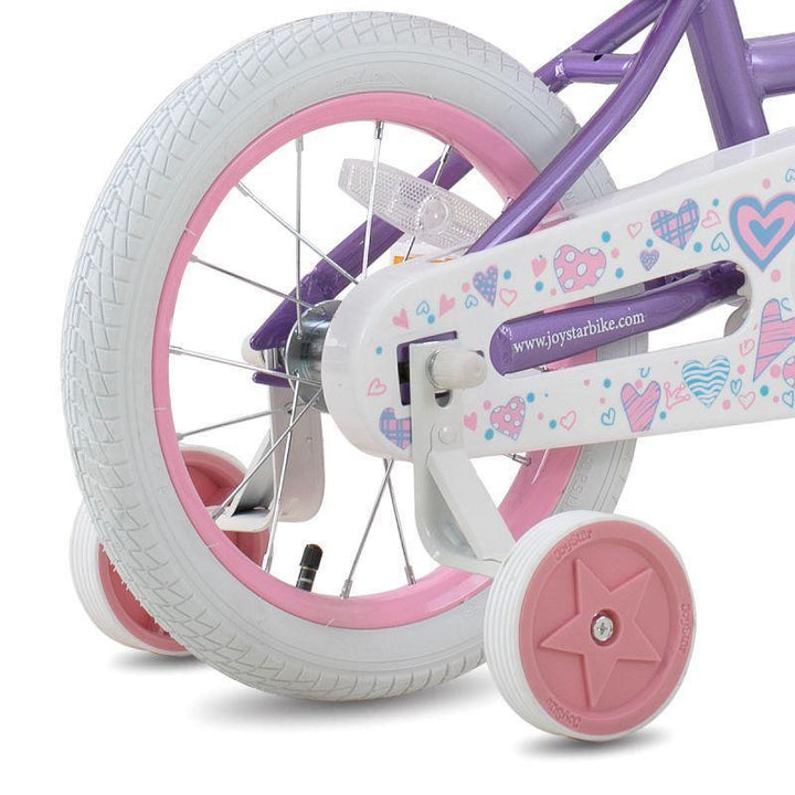 JOYSTAR Angel Girls Bike with Training Wheels & Basket CA - JOYSTARBIKE