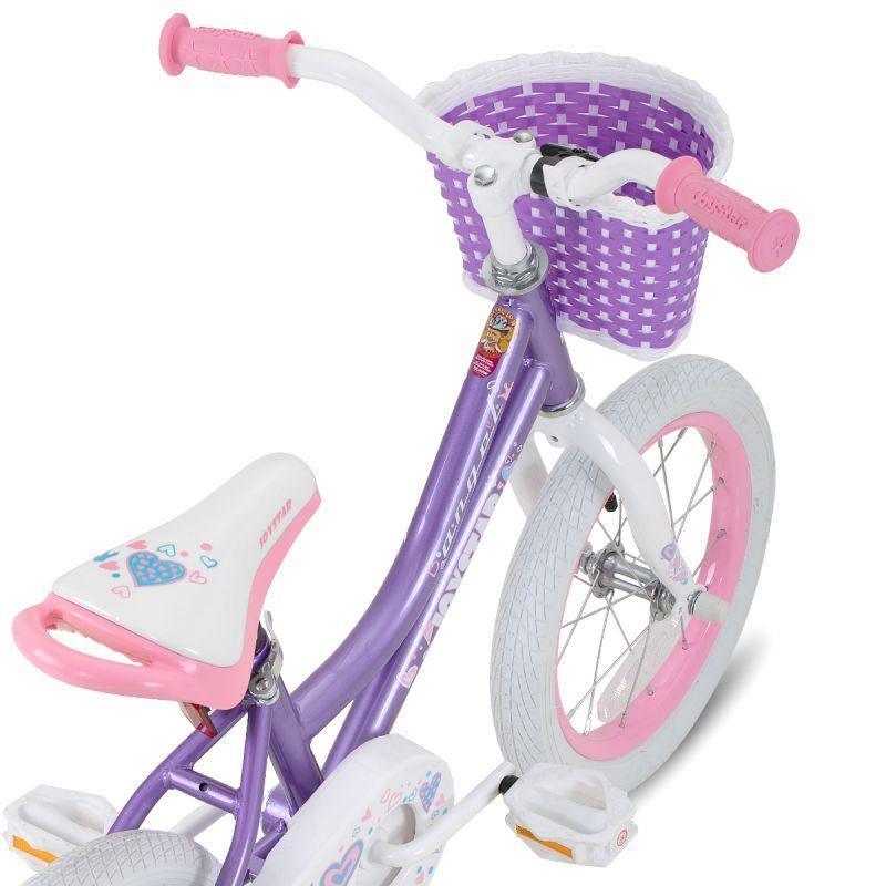 JOYSTAR Angel Girls Bike with Training Wheels & Basket CA - JOYSTARBIKE