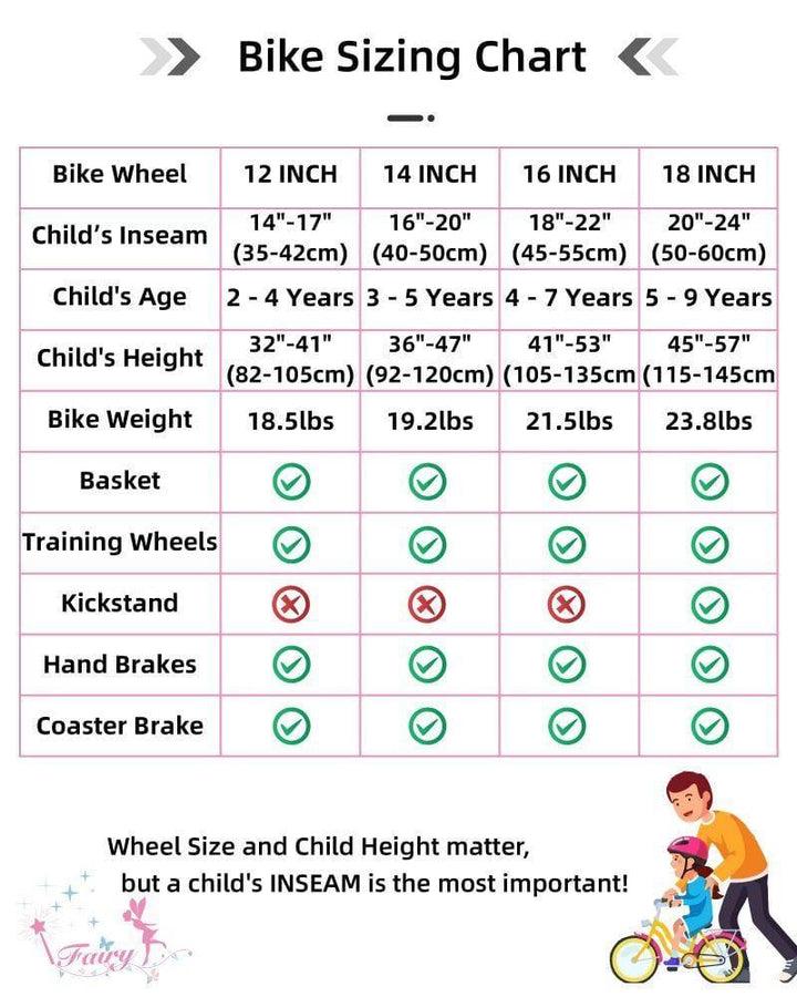 JOYSTAR Fairy Girls Bike for Toddlers & Kids CA - JOYSTARBIKE