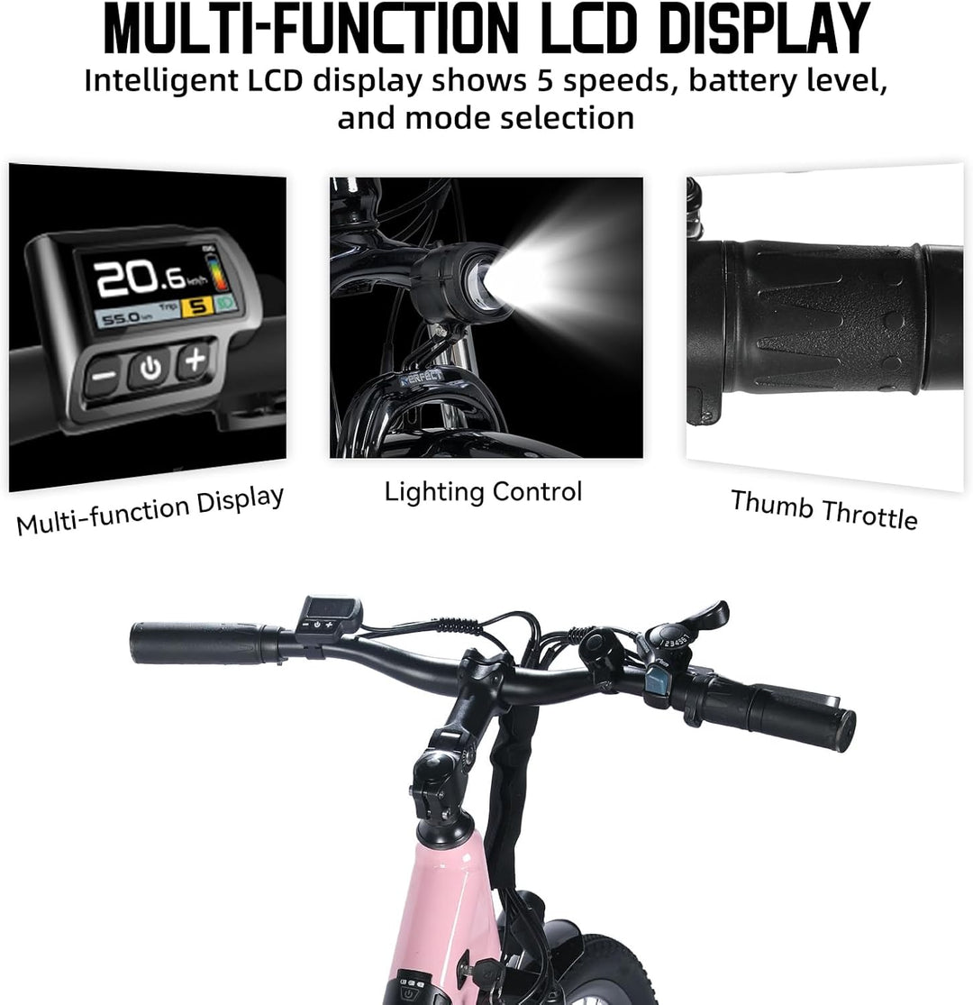 JOYSTAR 26 Inch Electric Bike for Adults & Teenagers JOYSTAR