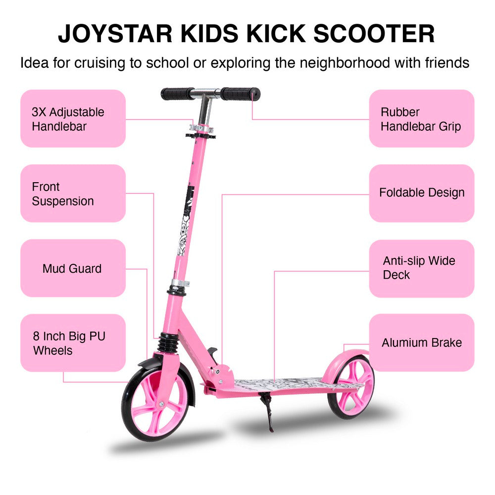 JOYSTAR Bravo Kick Scooter for Kids Ages 4-9 Years, Foldable Kids Scooter