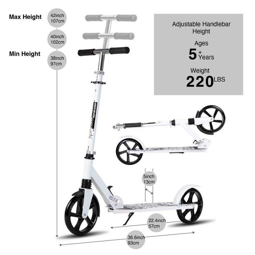 JOYSTAR Bravo Kick Scooter for Kids Ages 4-9 Years, Foldable Kids Scooter