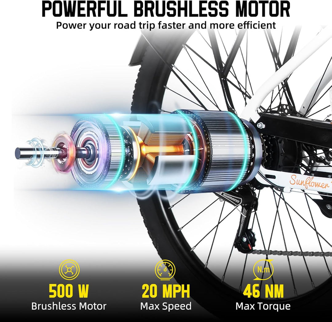 JOYSTAR 26 Inch Electric Bike for Adults & Teenagers JOYSTAR