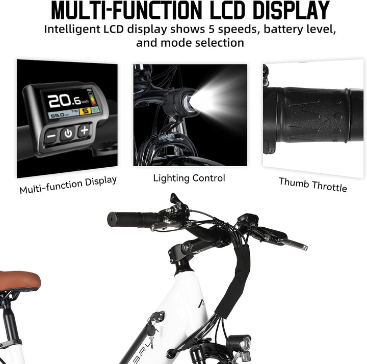 JOYSTAR 26 Inch Electric Bike for Adults & Teenagers JOYSTAR