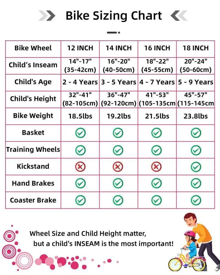 JOYSTAR Paris Girls Bike for 3-9 year children - JOYSTAR BIKE
