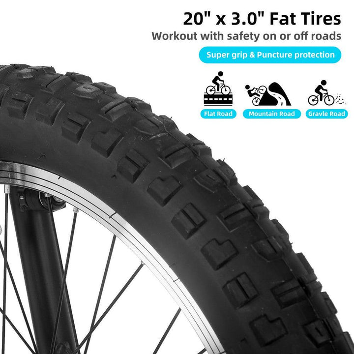 JOYSTAR 20" Fat Tire Kids Mountain Bike - JOYSTARBIKE