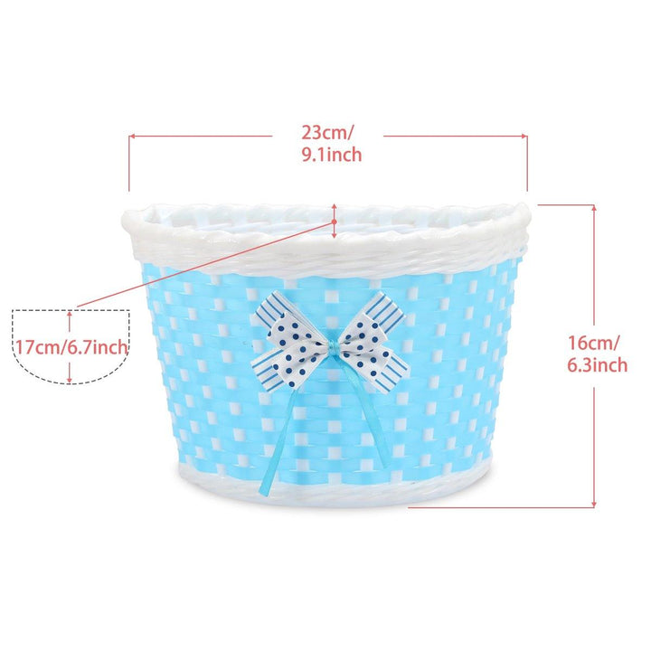 Kids Bike Basket with Flower or Bowknot - JOYSTAR BIKE