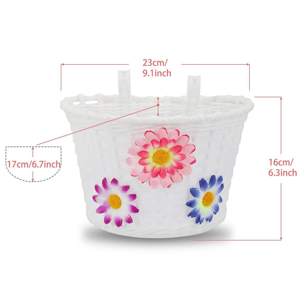 Kids Bike Basket with Flower or Bowknot - JOYSTAR BIKE