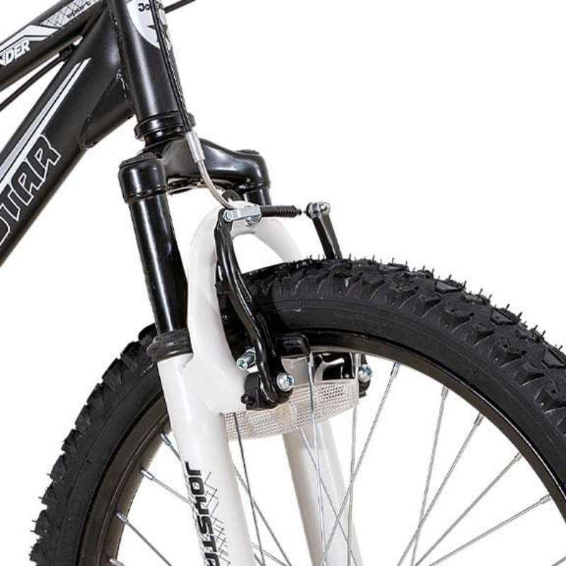 JOYSTAR Contender Full Dual-Suspension MTB Dirt Bike for 5-13 Year Boys Blue / 20 inch