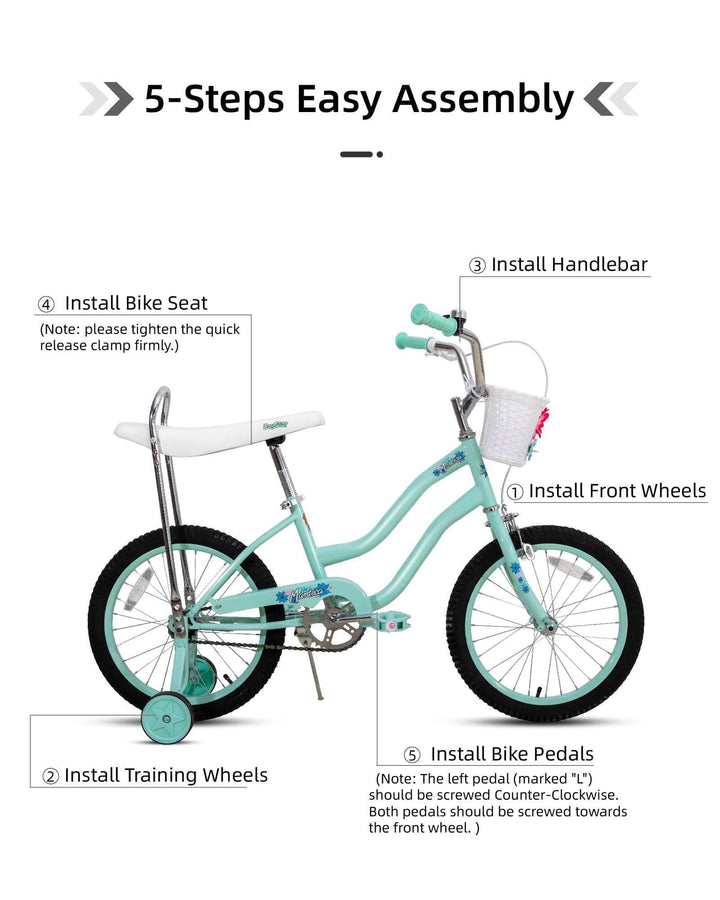 JOYSTAR Manteca 20" Banana Seat Girls Bike - JOYSTARBIKE