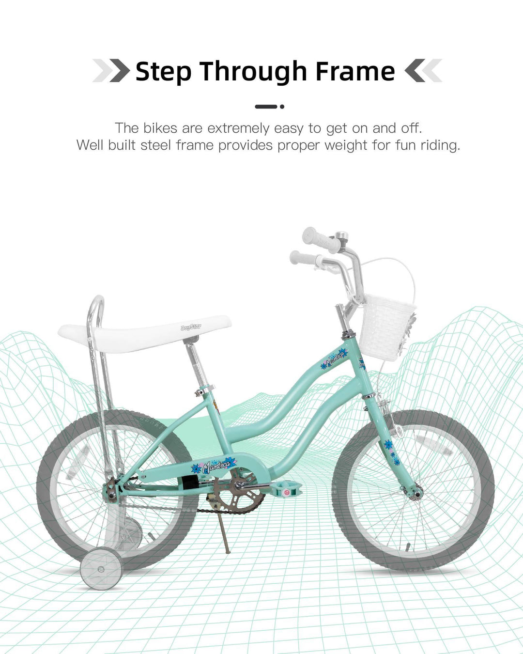 JOYSTAR Manteca 20" Banana Seat Girls Bike - JOYSTARBIKE