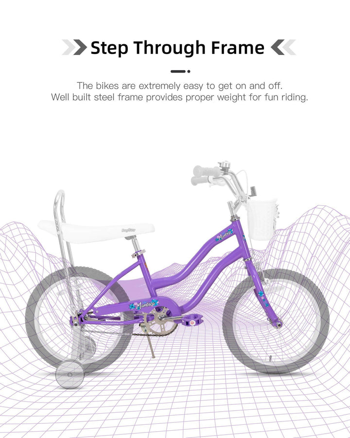 JOYSTAR Manteca 20" Banana Seat Girls Bike - JOYSTARBIKE